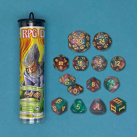 Dungeon Crawl Classics: The Wizard Van's Stellar Stowaways Dice Set