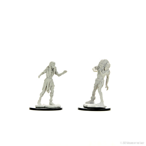 WZK90242: Drowned Assassin & Drowned Ascetic: D&D Nolzur's Marvelous Unpainted Miniatures (W14)
