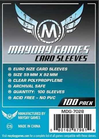 MDG7028: Standard Euro Card Sleeves (Mayday)