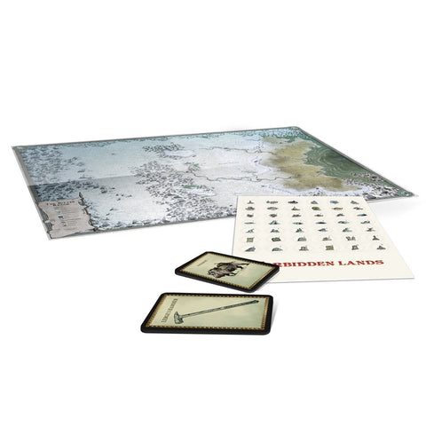 Forbidden Lands: Bitter Reach Map & Cards Pack + complimentary PDF