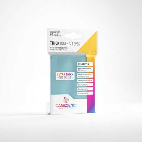 Gamegenic Prime Retro Card Sleeves: Clear (50ct)