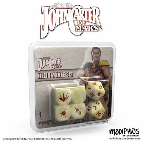 John Carter of Mars RPG: Helium Dice Set