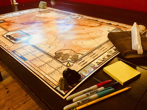 The Golden Sea deluxe map + complimentary PDF