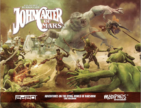 John Carter of Mars RPG: Adventures on the Dying World of Barsoom Core Rulebook - reduced