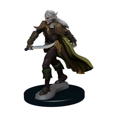 WZK77502: Elf Fighter Male: Pathfinder Battles Premium Painted Figure (W1)