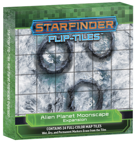 Starfinder Flip-Tiles: Alien Planet Moonscape Expansion