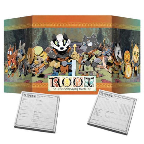 Root: The Tabletop Roleplaying Game - GM's Screen plus notepads