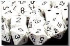 CHX25311 Speckled Arctic Camo Polyhedral 7-Die Set* - Leisure Games