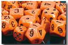 CHX25303 Speckled Fire Polyhedral 7-Die Set* - Leisure Games