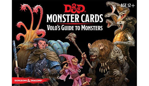 D&D Monster Cards: Volo's Guide to Monsters