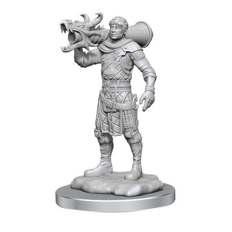 WZK90583 Human Artificer & Human Apprentice: D&D Nolzur's Marvelous Unpainted Miniatures (W19)