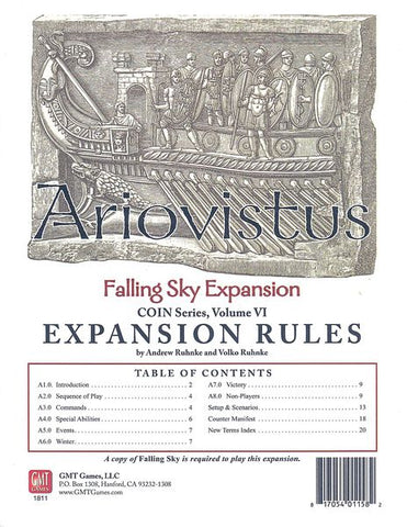 Falling Sky: The Gallic Revolt Against Caesar - Ariovistus (includes update kit)