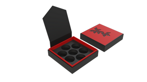 DIE resin dice set, boxed