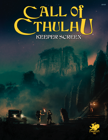 Call of Cthulhu 7th Edition: Keeper's Screen Pack + complimentary PDF - Leisure Games