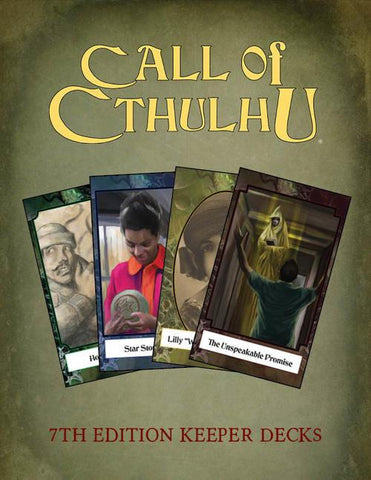 Call of Cthulhu 7th Edition: Keeper Decks  + complimentary PDF - Leisure Games