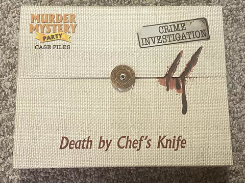 Murder Mystery Case Files - Death by Chef's Knife