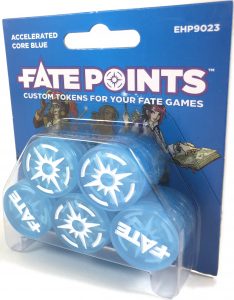 Fate Point Tokens: Accelerated Core Blue