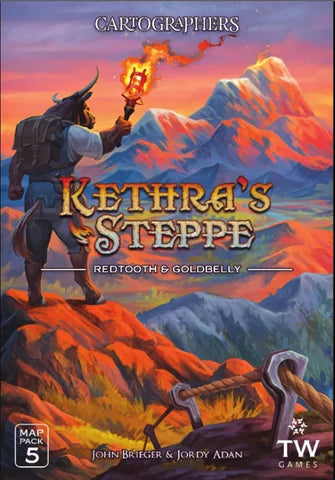 Cartographers: Map Pack 5 - Kethra's Steppe: Redtooth & Goldbelly