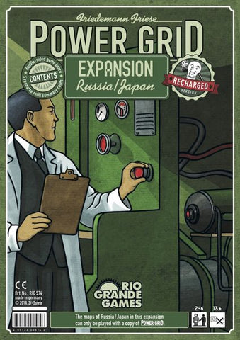 Power Grid Recharged: Russia/Japan Expansion