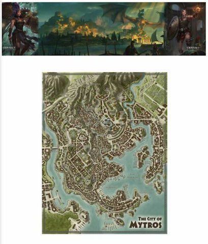 Odyssey of the Dragonlords (5e): Deluxe Poster Map Pack & GM Screen Bundle + complimentary PDF