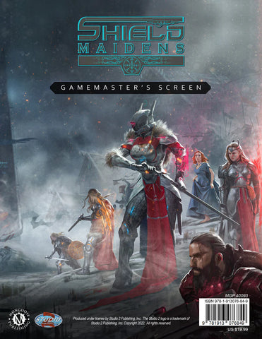 Shield Maidens Gamemaster's Screen - reduced