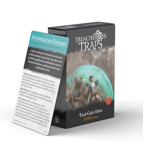 Treacherous Traps Deck - Levels 17 to 20 (5E)