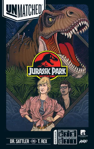 Unmatched Jurassic Park Sattler vs. T-Rex