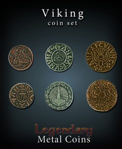 Legendary Metal Coins Set: Viking