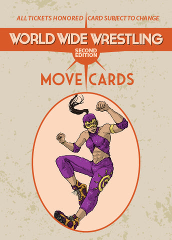 World Wide Wrestling: Second Edition Move Cards