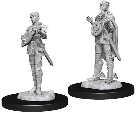 WZK73538: Female Half Elf Bard: D&D Nolzur's Marvelous Unpainted Miniatures (W7)