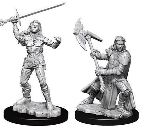WZK73542: Female Half-Orc Fighter: D&D Nolzur's Marvelous Unpainted Miniatures (W7)