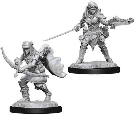 WZK73545: Female Half-Elf Ranger: Pathfinder Battles Deep Cuts Unpainted Miniatures (W7)