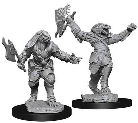 WZK90001: Female Dragonborn Fighter: D&D Nolzur's Marvelous Unpainted Miniatures (W11)