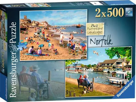 2 Jigsaws: Picturesque Norfolk (2 x 500pc)