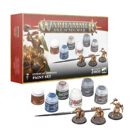 Age Of Sigmar Stormcast Eternals + Paint Set (2024)