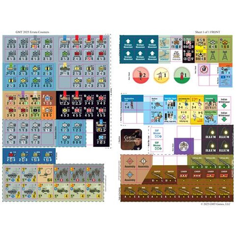 GMT Replacement Countersheet 2025
