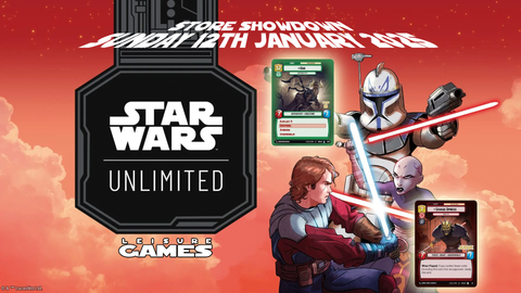 12th January 2025 (Sunday) Star Wars Unlimited: Store Showdown