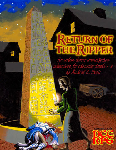 Dungeon Crawl Classics compatible: Return of the Ripper + complimentary PDF (via Leisure Games webstore)