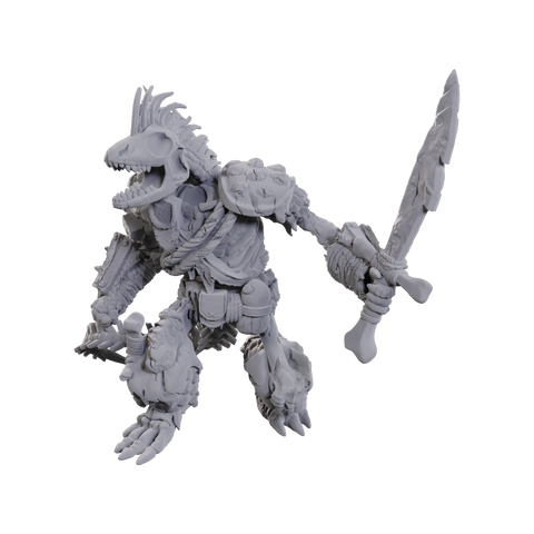 WZK90117 Lizardfolk Skeleton - Nolzur's Marvelous Minis (W23)