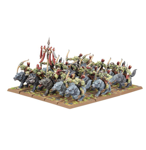 Orc & Goblin Tribes: Goblin Wolf Rider Mob