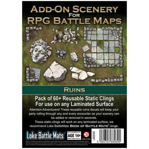 Loke Battle Mats Add-On Scenery - Ruins (expected in stock by 1st November)