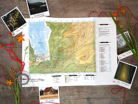 Asher's Ridge - Topographical Map