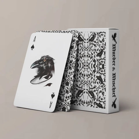 Be Like A Crow - Murder and Mischief Playing Cards (expected in stock on 4th September)