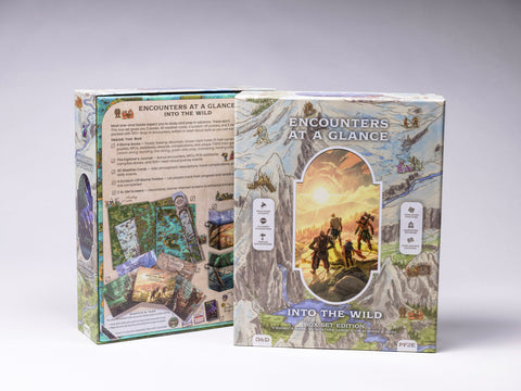 5e & PF2e Compatible: Encounters at a Glance - Box Set Edition