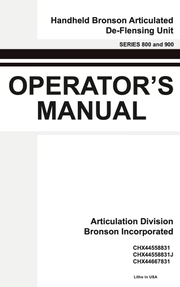 Operator's Manual for the Handheld Bronson Articulated De-Flensing Unit: A Game + complimentary PDF