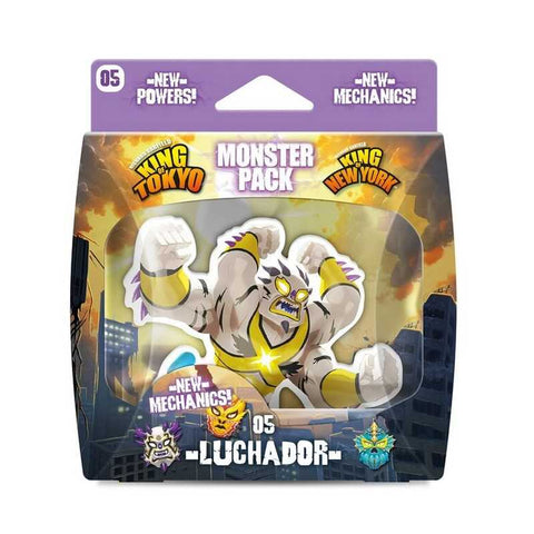 King of Tokyo Monster Pack : Luchador (expected in stock on 14th October)