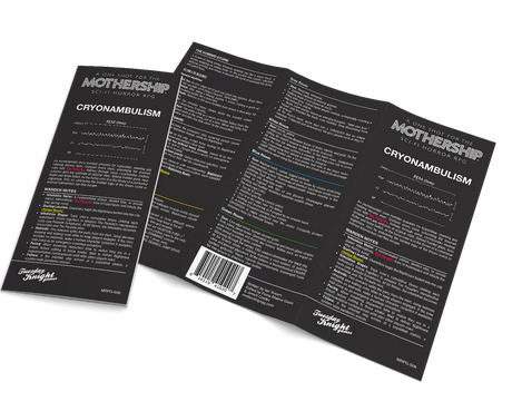 Mothership RPG: Cryonabulism (expected in stock on 31 July)