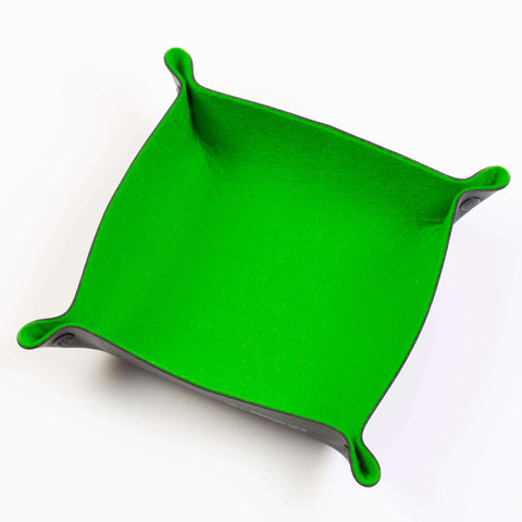 Folding Dice Tray: Apple Felt