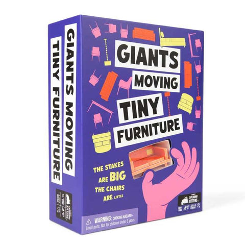 Giants Moving Tiny Furniture