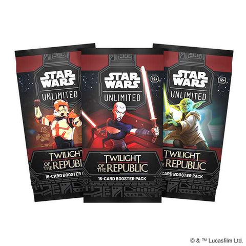 Star Wars: Unlimited Twilight of the Republic Booster (Release date 8th November)